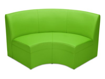 Flex-Space+Lounge+%26+Learn+Curved+Couch+-+Green