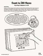 Count to 120 Mazes