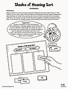 Shades of Meaning Sort