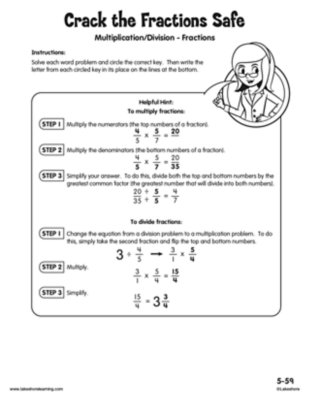 Crack the Fractions Safe
