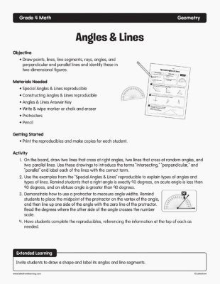 Angles & Lines