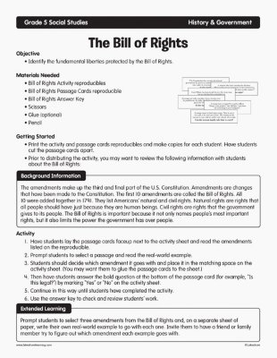 The Bill of Rights
