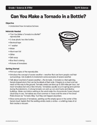 Can You Make A Tornado in a Bottle?
