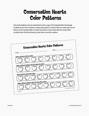 Conversation Hearts Color Patterns