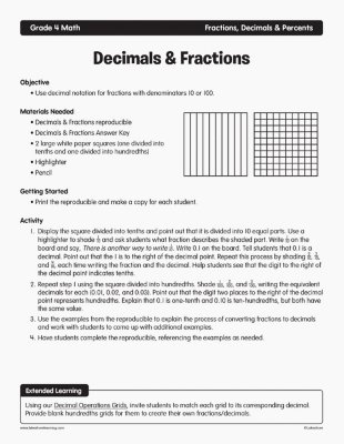 Decimals & Fractions