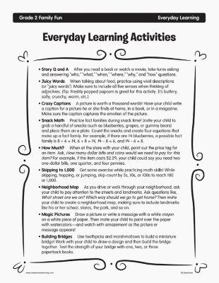 Everyday Learning Activities