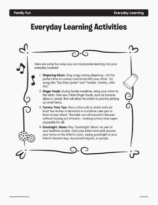Everyday Learning Activities