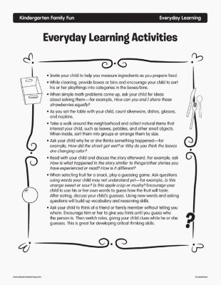 Everyday Learning Activities
