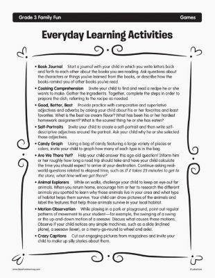 Everyday Learning Activities 
