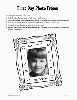 First Day Photo Frame
