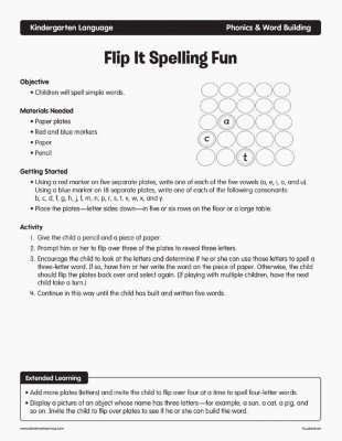 Flip It Spelling Fun