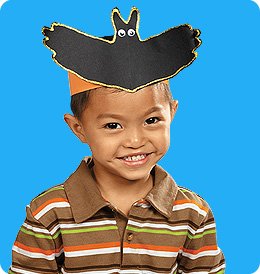 Handprint Bat Hats