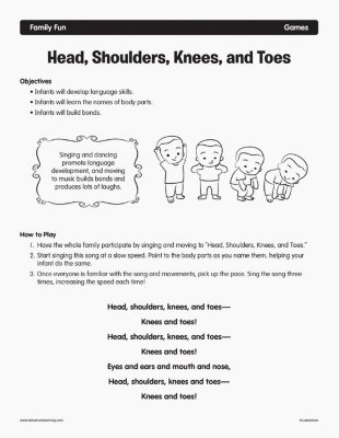 Head, Shoulders, Knees and Toes