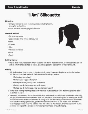 "I Am" Silhouette