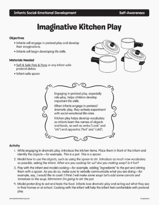 Imaginative Kitchen Play