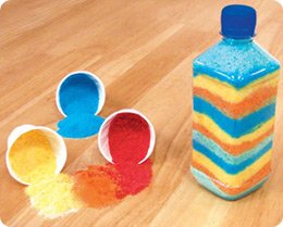 Layered Salt Artwork