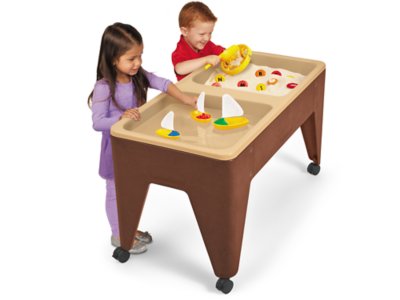 thumbnail image 2 of TEMI Sand Water Table For Toddlers, 4 In 1 Sand Table And Water Play Table, Kids Table Activity 2 of 14