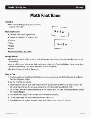 Math Fact Race