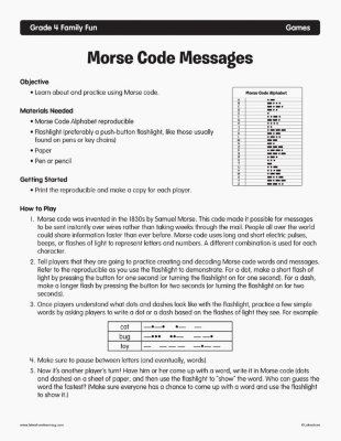 Morse Code Messages