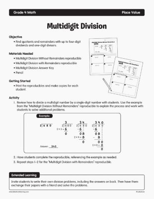Multidigit Division
