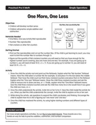 One More, One Less