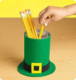 Leprechaun Hat Pencil Holder
