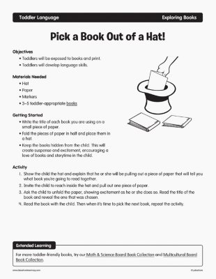 Pick a Book Out of a Hat!