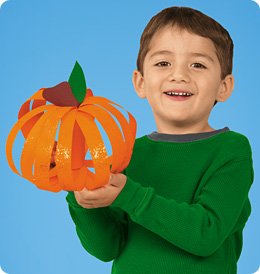Paper Pumpkin Centerpiece