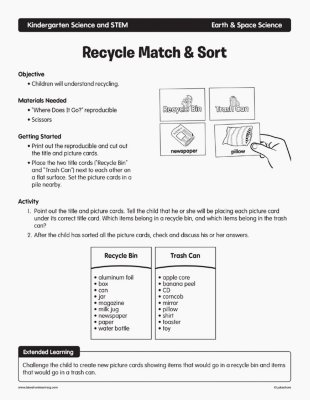 Recycle Match & Sort