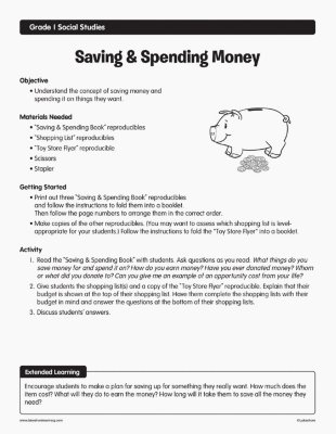 Saving & Spending Money