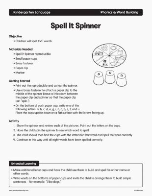 Spell It Spinner