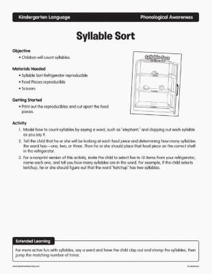 Syllable Sort
