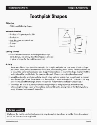 Toothpick Shapes