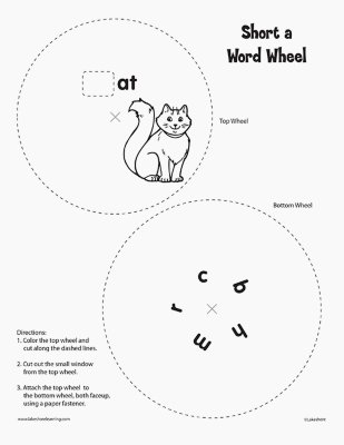 Vowel Sounds Word Wheels