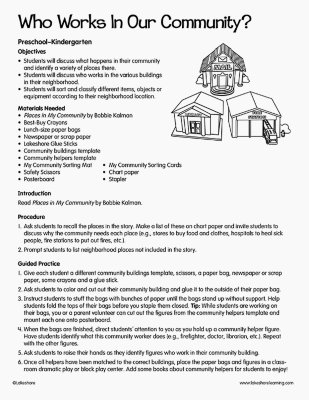 Who Works In Our Community?