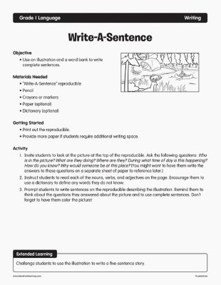 Write-A-Sentence