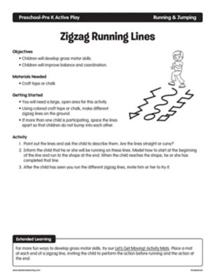 Zigzag Runnng Lines