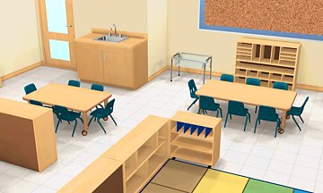 sample after school room layouts