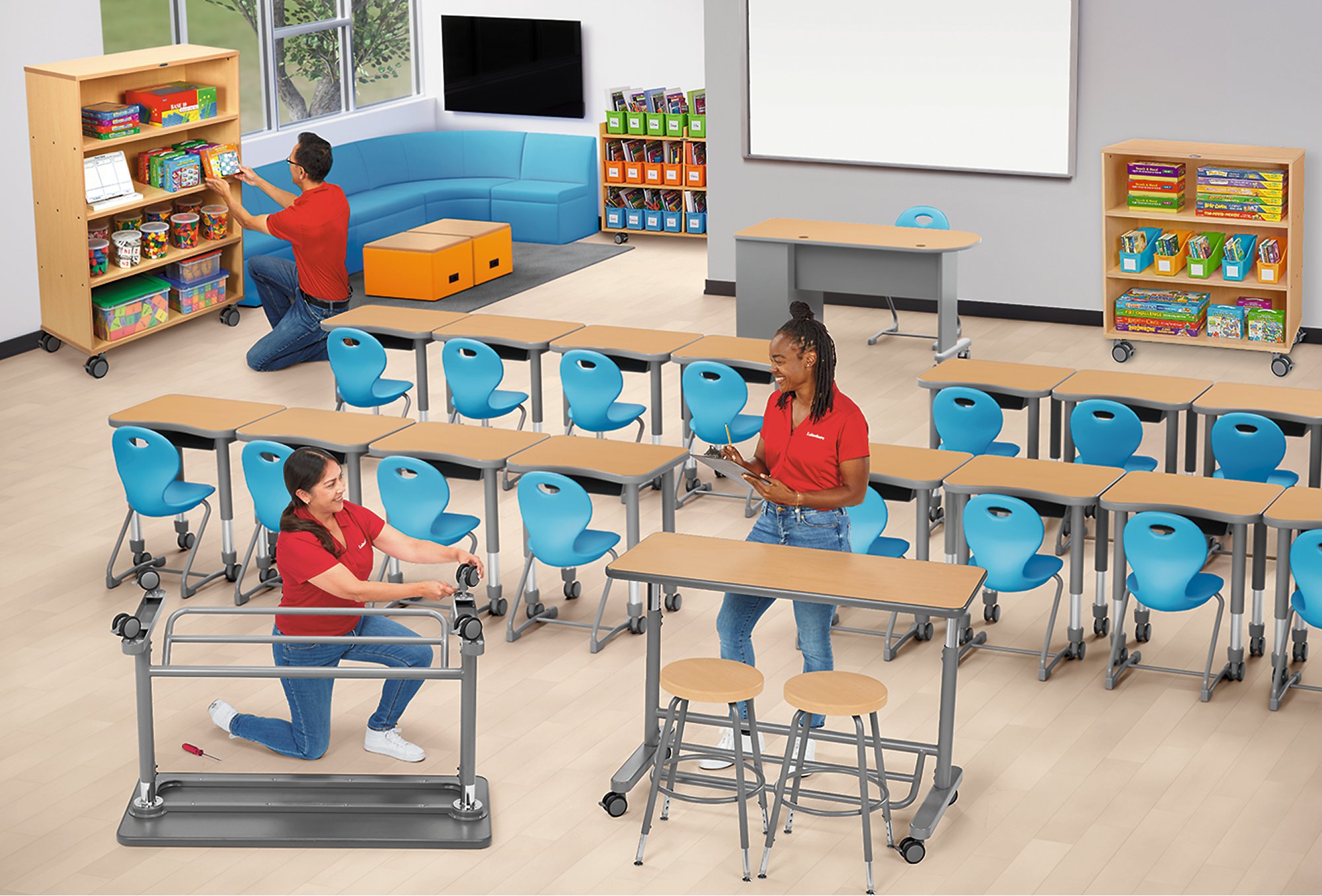 Flex-Space | Classroom Furniture | Lakeshore®, image size:2000x1356