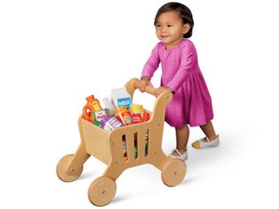 Little Shoppers! Wooden Walker at Lakeshore Learning