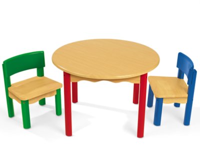Toddler-Tough Table&nbsp;& Chairs Set