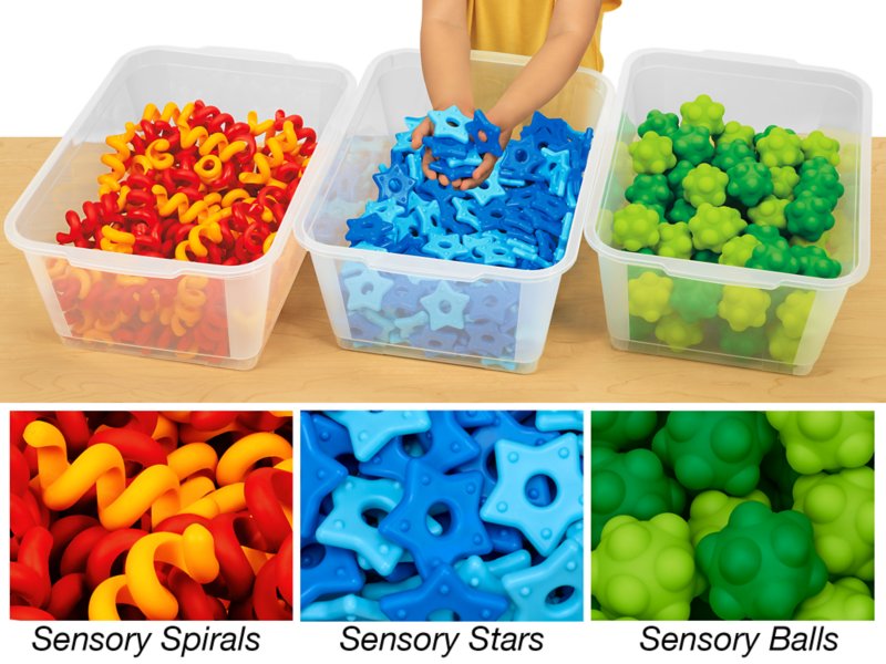 Toddler-Safe Washable Sensory Materials - Complete Set at 