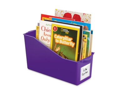 Connect & Store Book Bin - Purple