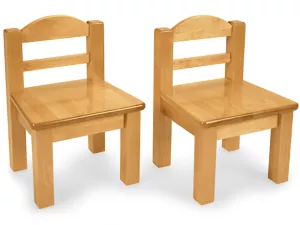 Extra Toddler Hardwood Chairs&nbsp;- Set&nbsp;of&nbsp;2