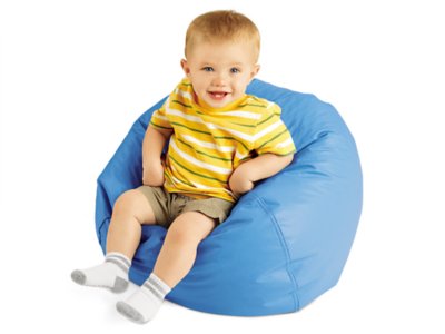 Toddler Premium Beanbag Seat - Sky Blue
