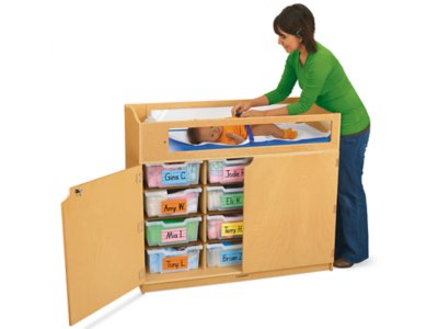 Infant Changer & Storage Center at Lakeshore Learning