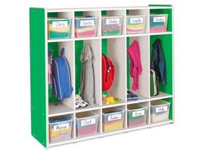 Kids Colors™ Coat Lockers for 10 Green at Lakeshore Learning
