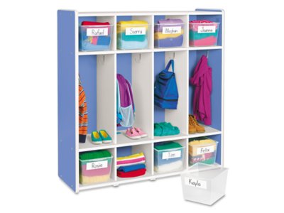 Kids Colors™ Coat Lockers for 8 - Blue