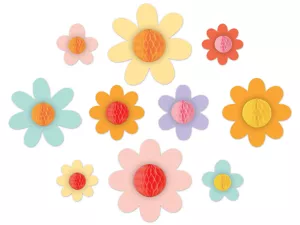 Groovy Flowers <span style="white-space: nowrap;">3-D</span> Accents