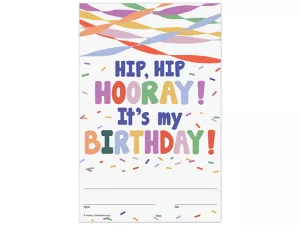 Color Crush Birthday Certificates